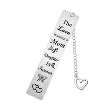 Love Between Mom and Daughter is Forever Bookmark Birthday Christmas