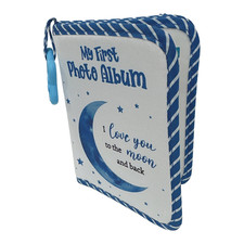 Baby Photo Album Lunar Keepsake Synthetic Leather Cover Spacious Design