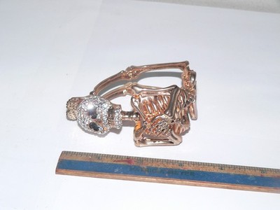 Vintage Skeleton Cuff Bracelet