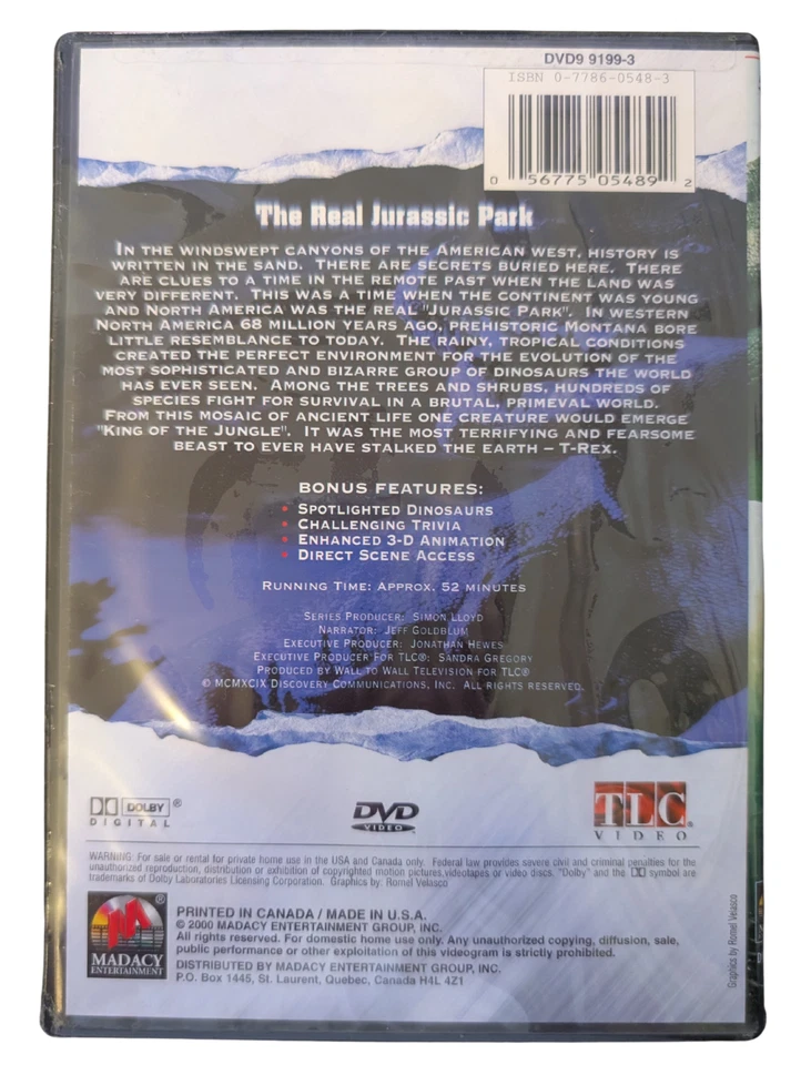 When Dinosaurs Ruled: The Real Jurassic Park (DVD, 2000) - Image 2 of 2