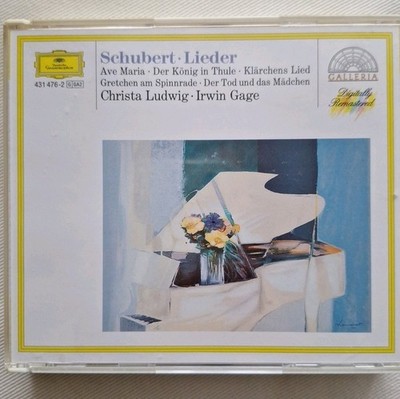 Schubert Lieder Christa  Ludwig, Irwin Gage 3 CD