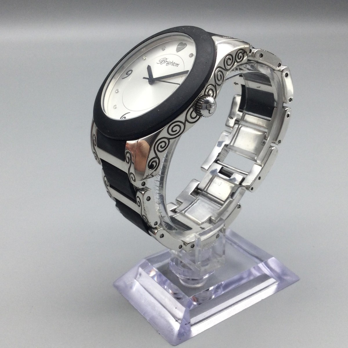 Brighton Brooklyn Watch Womens 41mm Stainless Heart Accents  display picture 1