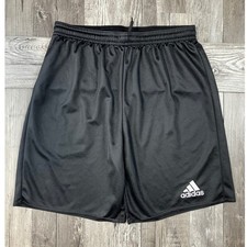 Adidas Aeroready Kids Soccer Shorts Black Size Large 13-14Y Athletic Activewear
