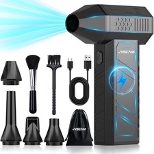 Compressed Air Duster - Electric Air Duster with Brushless Motor - 3 Gear Adj...