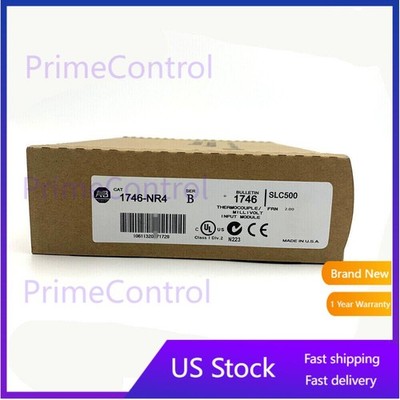 1746-NR4/B AB SLC 500 RTD Resistance PLC Module 1746NR4 New Factory Sealed