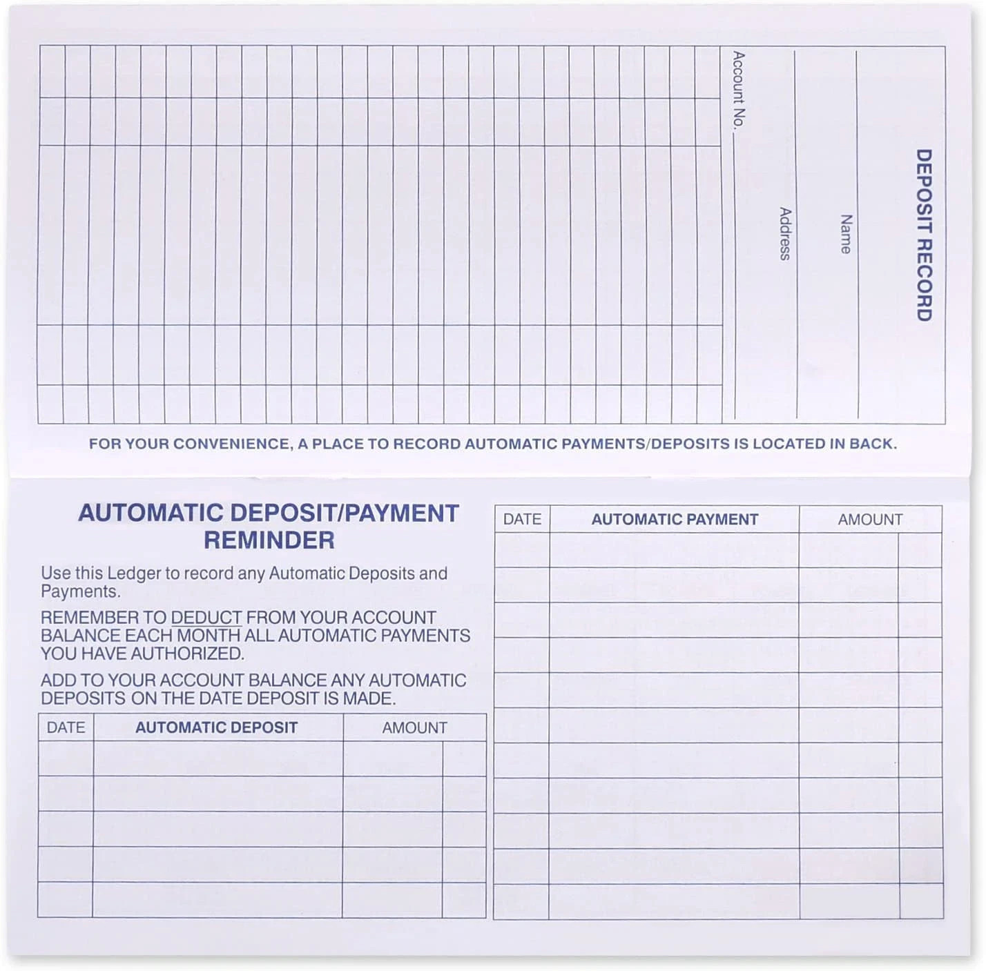 как выглядит 24 PCS Check Registers for Personal Checkbook, Easy to Read Checkbook Register фото