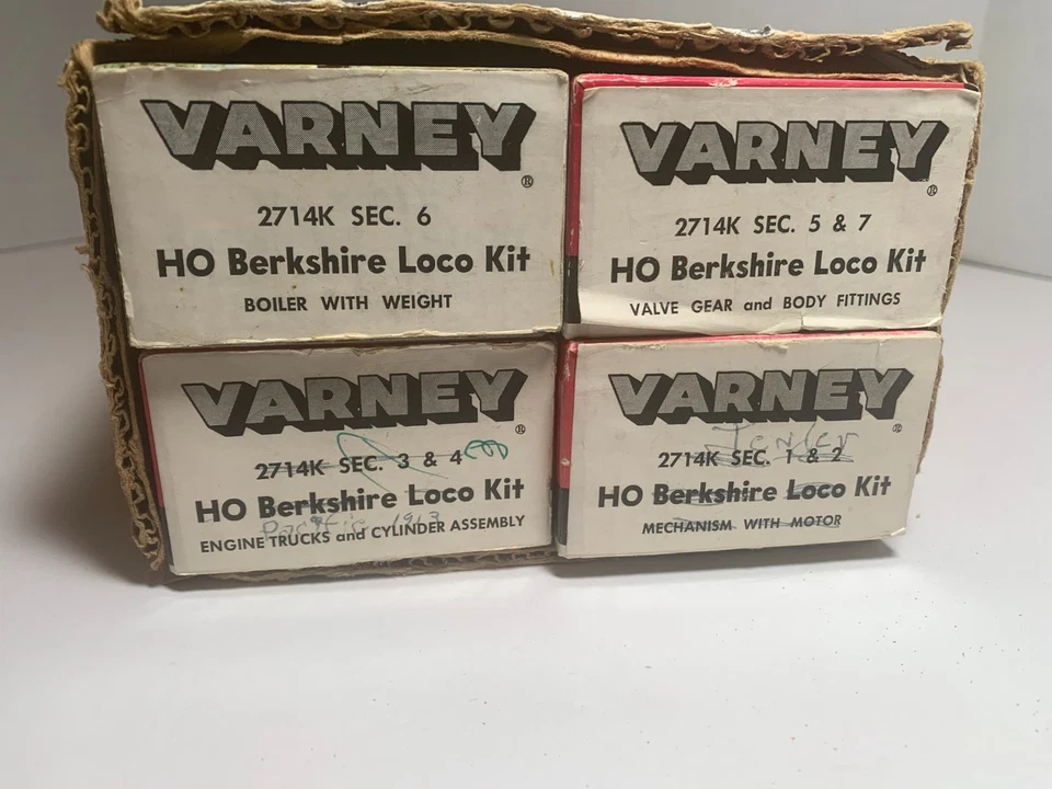 KITS VARNEY HO BERKSHIRE & PACIFIC LOCO AÑOS 50 - MONTAJE PARCIAL Y LOTE DE PIEZAS Foto 2 de 4