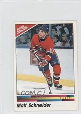 1990-91 Panini Album Stickers Mathieu Schneider Matt Schneider #60 0w8