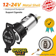 Car Power Socket Dc 12v 120w Cigarette Lighter Plug Outlet Lighter Socket Plug Car Power Socket Dc 12v 120w Cigarette Lighter Plug Outlet Lighter Socket Plug