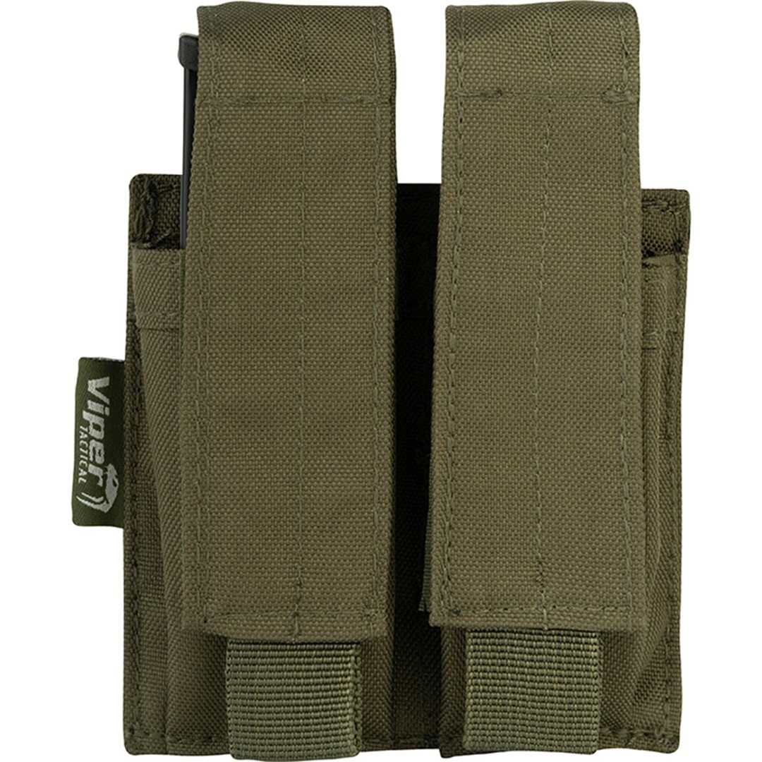 Viper Modular Double Pistol Magazine Pouch Green MOLLE