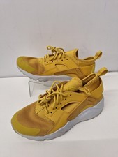 Nike Youths Air Huarache Run Ultra Yellow Size 5Y Shoes