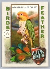 2021 Topps Allen & Ginter #BOF-9 Orange-Bellied Parrot Birds of a Feather *ZM
