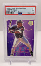 1996 Fleer Ultra ALBERT BELLE #1 Thunderclap Gold Medallion PSA 7