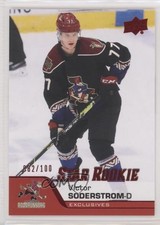 2020 Upper Deck AHL Star Rookies Exclusives 82/100 Victor Soderstrom #184 0k4k