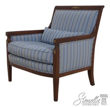 71534: BAKER French Empire Style Blue Upholst...