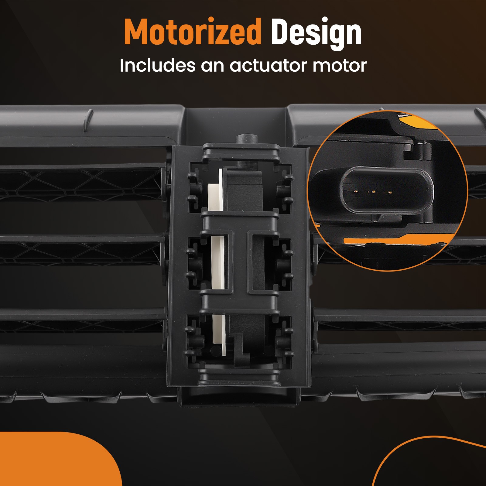 Front Radiator Active Grille Shutter With Motor For Dodge Dart 2013-2016 QME