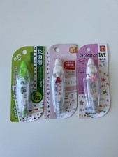 3 Pk DIY Lace Decoration Tape Pen Crafting Scrapbooking Decorative Tapes Pens
