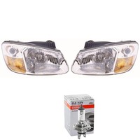 Halogen Scheinwerfer Set H4 FüR Kia Cerato Stufenheck Inklusive Lampen
