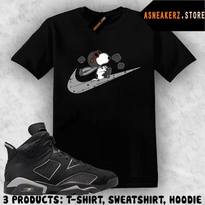 Shirt To Match AJ 6 Cap and Gown 2026 Sneaker Matching Tee Fly S Dog T-Shirt