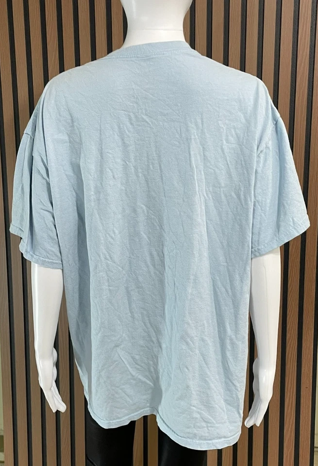 Goodie Dos Mangas Letra Por Lennon & McCartney Hombre XL Azul Camiseta Algodón Foto 3 de 4