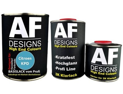 FÜR Citroen KPD Bleu Telecom Tunisie Metallic 2,5L Autolack Set Klarlack Härter