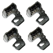 Wedge It Ultimate Door Stop Black 4 Pack Durable Office Product