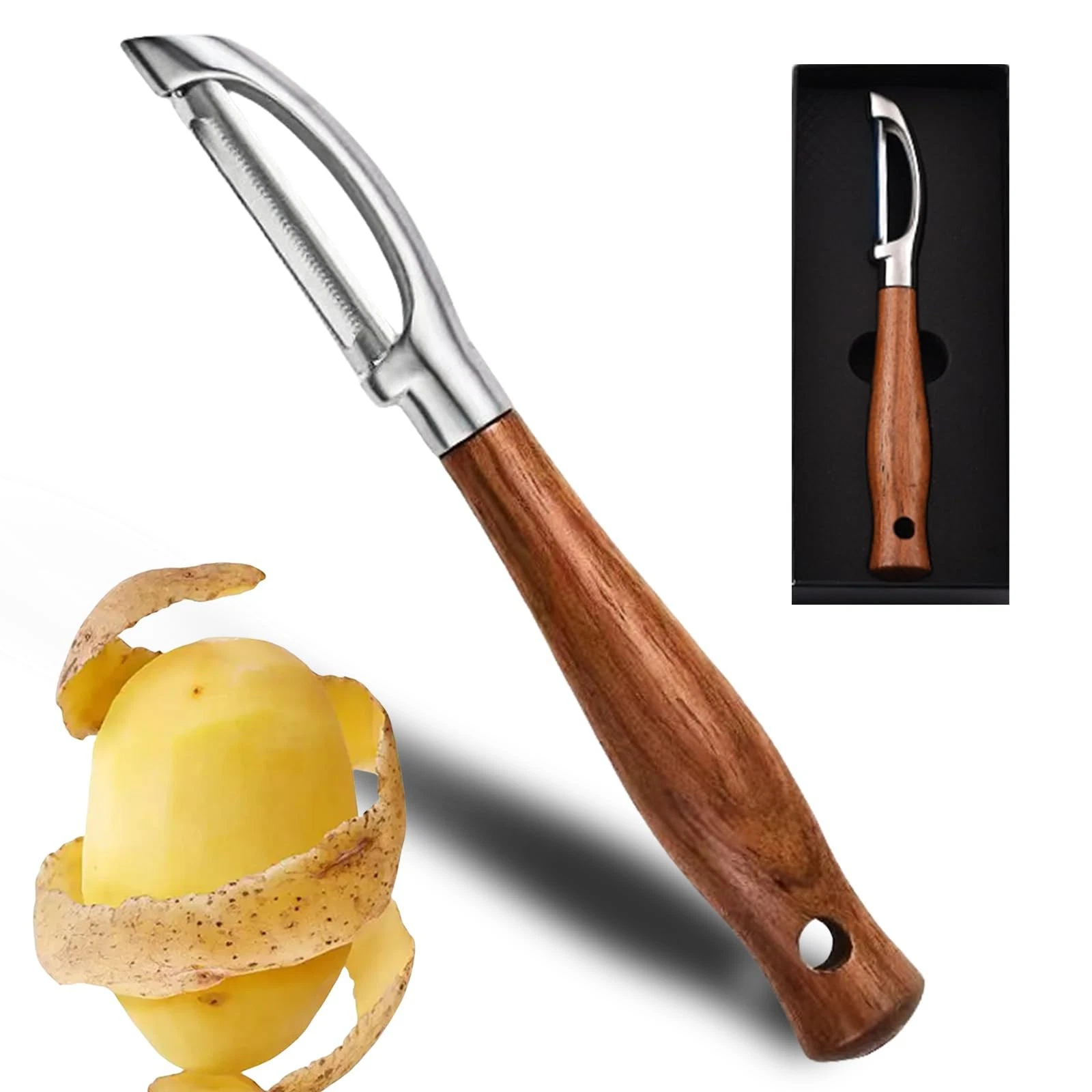 Professional Potato Peeler,Vegetable Peeler Stainless Steel,Carrot Peelers Fo...
