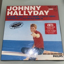 Promo Coffret JOHNNY HALLYDAY 2 CD UN POSTER ET LIVRET N’ 1228