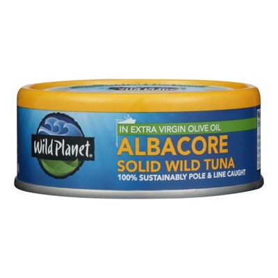 (12 Pack) Wild Planet Albacore Tuna Olive Oil 5oz Can