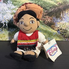 Disney Bean Bag Plush It's a Small World MEXICO Mexican BOY Disneyland w/ Tag