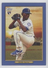2020 Topps Turkey Red 2020 Series 2 Blue 5/50 Justin Dunn #TR-80 0t2