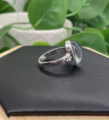①Own Light Mix Ring【#Casual】（Silver) Silver-tone Mood Ring Color Change And Chart Size 10 New Free Ship