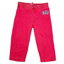 Vintage 2000s 00s Baby Gap Red Track Pants Sz 2T