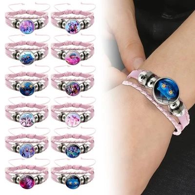 KPop Demon Hunters Bracelet Rumi Mira Zoey Gifts for Girls Boys Best Friend Pink