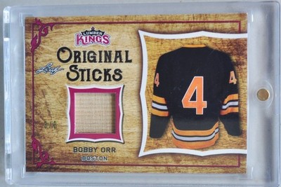 Bobby Orr Boston Bruins 2016-17 Leaf Lumber Kings Original Sticks (OS-06)   3/3