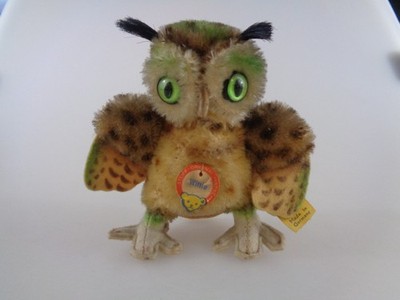 Steiff Eule Wittie 4310, KFS 10cm 1954-1967 (8057)