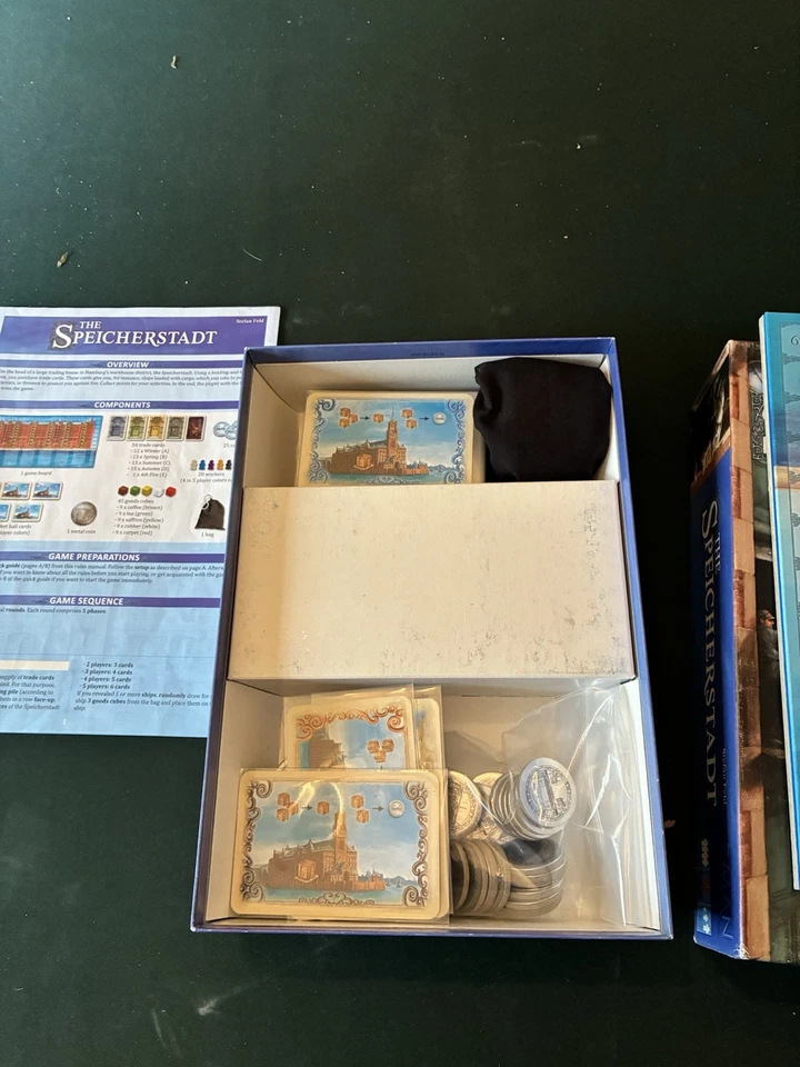 The Speicherstadt | Z-Man 游戏 | 英语 | Stefan Feld | 盒边白色 | Vg — 第 2/2 张图片