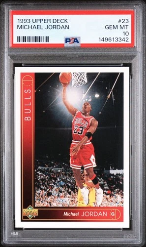 Michael Jordan 1993 Upper Deck #23 Gem Mint PSA 10