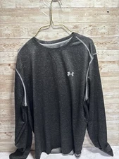 Under Armour Men's XL Black HeatGear Loose Shirt Long-Sleeve Base Layer