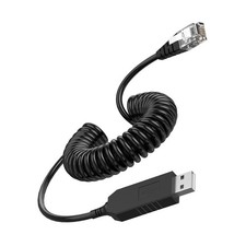 Coiled USB to RJ11 for Uniden Radar Detector Power Cable
