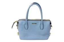 Miu Miu Miu Shoulder BagLight Blue Leather Compact