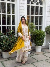Salwar Kameez Indian Pakistani Wedding Party Dress Bollywood Palazzo Suit Wear