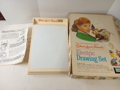 Vintage Shari Lewis' Friends Electric Drawing Set 1962 With Box Works!