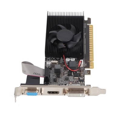 GT610 1GB DDR3 Graphics Card Support DVI VGA HD Multimedia Interface 64 Bit Game
