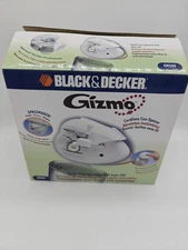 Black & Decker Gizmo SpaceMaker Cordless Can Opener EM200 White NOB Rechargeable