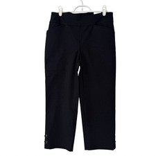 Chico's 0 Josie Perfect Stretch Capri Women's US Sz 4 Slim Classic Crop Black