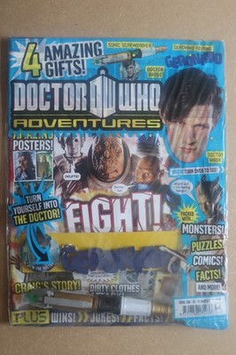 Doctor Who Adventures magazine 2012 Issue 260 + Free Gift Sonic Screwdriver Mask