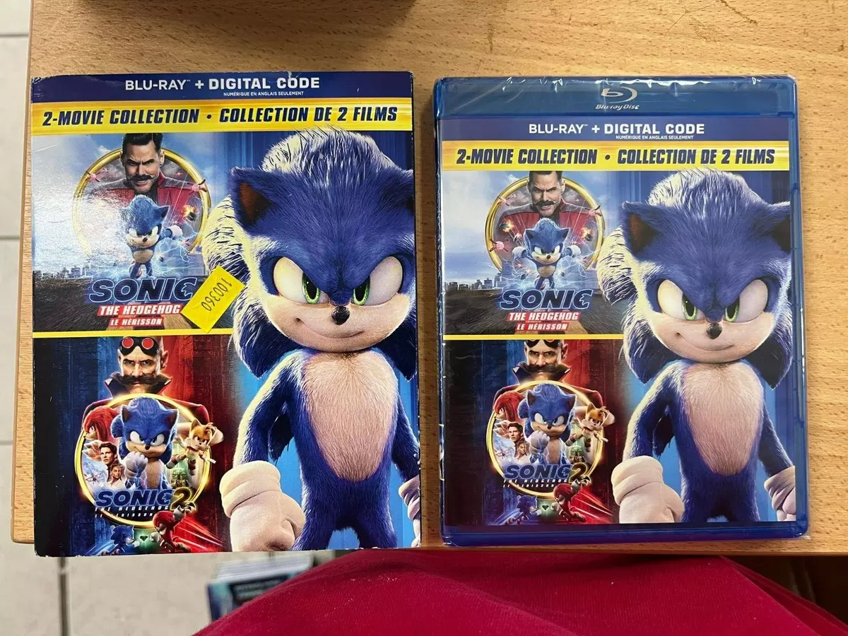 Sonic the Hedgehog 2 Movie Collection (Blu-Ray, Digital Code)James