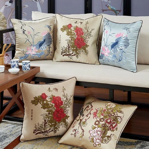 RTS Beautiful throw cushion cover jacquard cushion pillow pillows for home decor - Picture 5 of 6