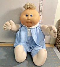 1982 Cabbage Patch Kids Boy Preemie Tuft Blonde Hair Blue Eyes Xavier Roberts